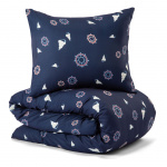 Lord Nelson Victory Jorehed Sengesett i mikrofiber, Marine Lord Nelson Victory Jorehed Sengesett i mikrofiber, Marine