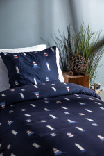 Lord Nelson Victory Karlsvik sengesett i mikrofiber, Navy