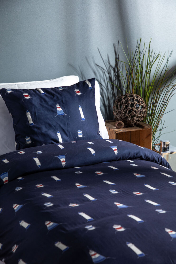 Lord Nelson Victory Karlsvik sengesett i mikrofiber, Navy