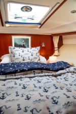 Lord Nelson Victory Vassviken sengesett i mikrofiber, Marine