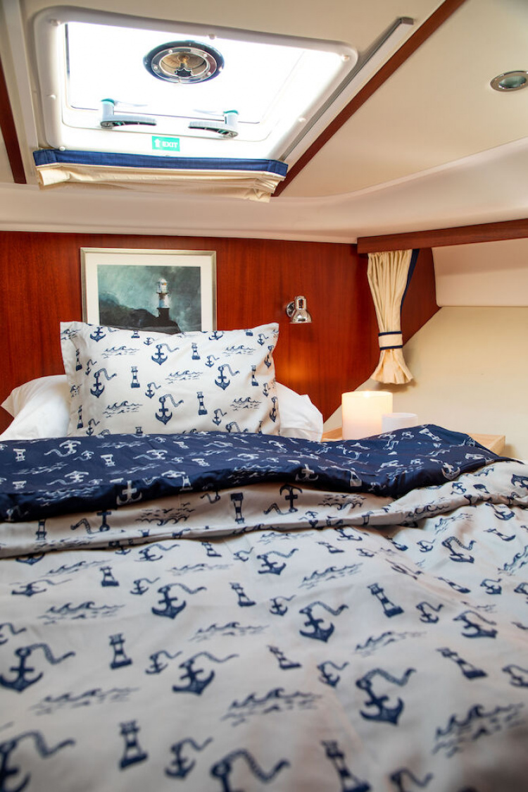 Lord Nelson Victory Vassviken sengesett i mikrofiber, Marine