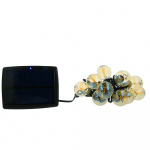 Forever Light Solcellebelysning, LED-lys IP44, 5,5 m, gull