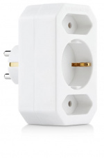 Grenkontakt med tre stikkontakter Grenkontakt med tre stikkontakter