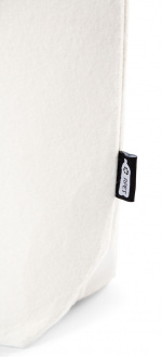 Lord Nelson Veske med lange håndtak i filt, 12 l, hvit