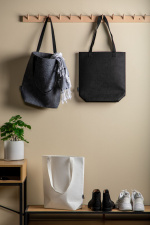 Lord Nelson Veske med lange håndtak i filt, 12 l, hvit