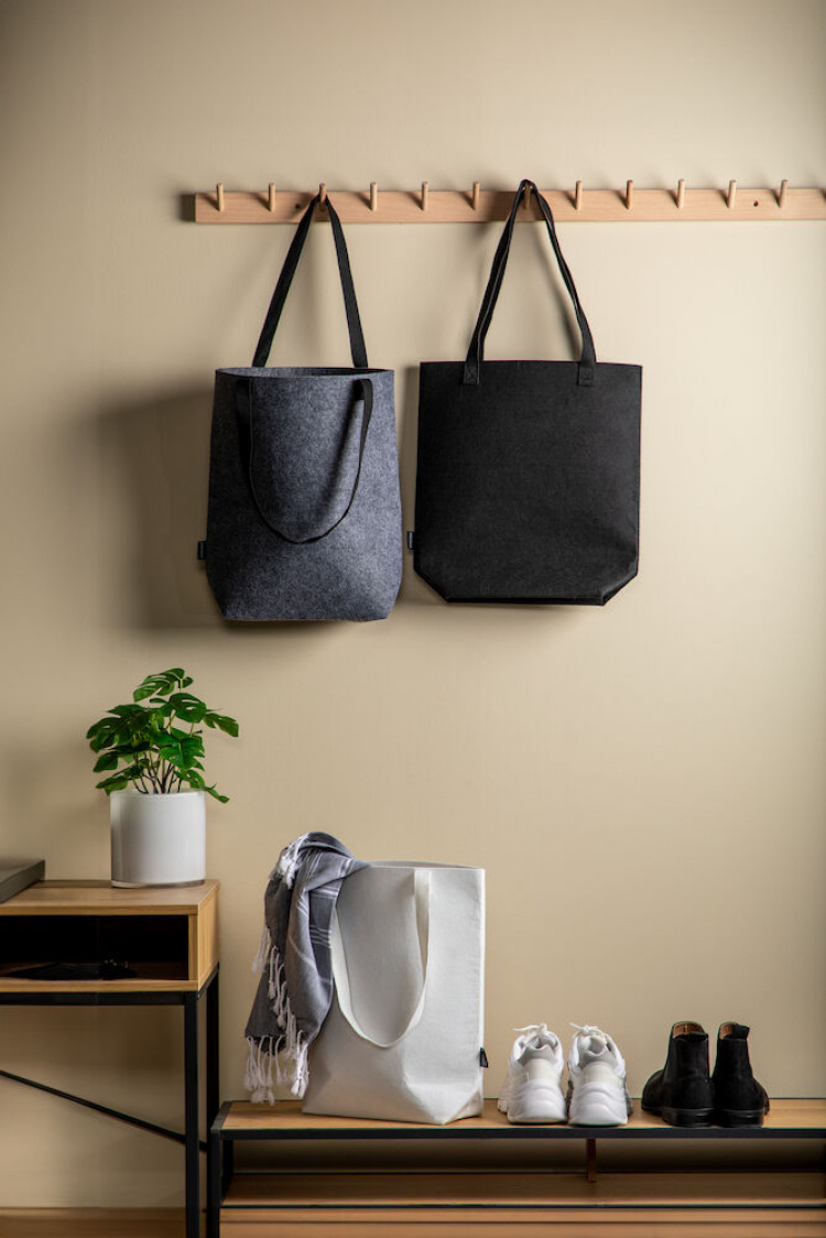 Lord Nelson Veske med langt håndtak i filt, 12 l, mørkegrå