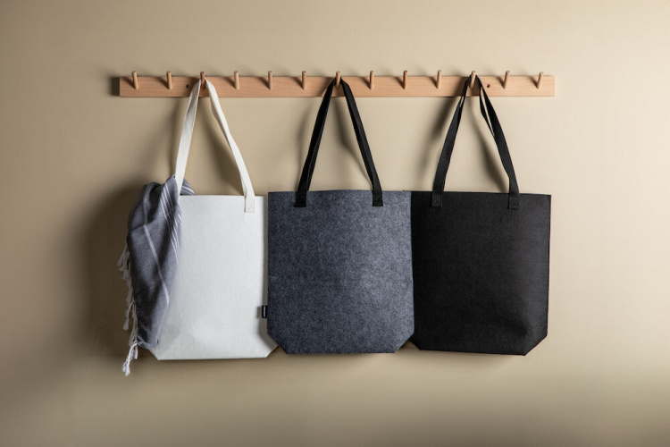 Lord Nelson Veske med langt håndtak i filt, 12 l, mørkegrå