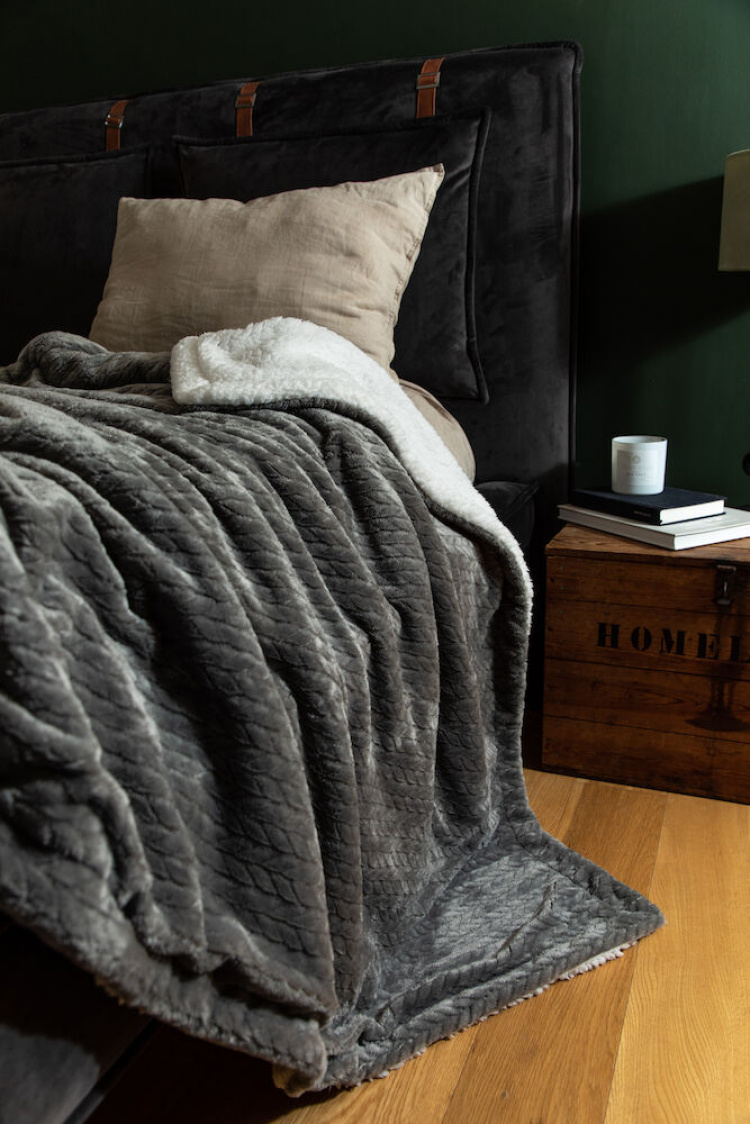 Kosta Linveveri Sherpa Pledd Smeviken, Grå