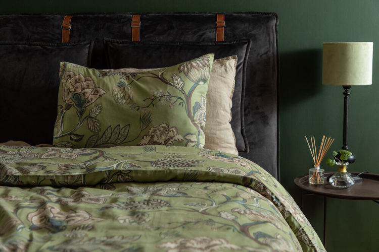 Kosta Linnewäfveri Dalaberg Satin, Grønn