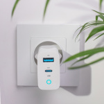 Forever TC-06-20AC PD QC vegglader 1x USB-C 1x USB 20W