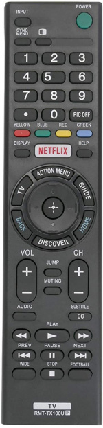 Universell fjernkontroll for SONY Smart TV RMT-TX100U