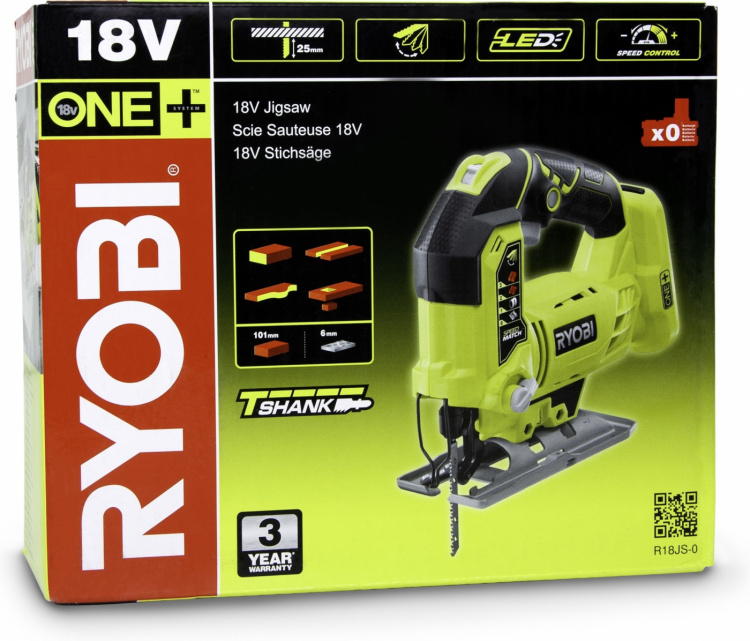 Ryobi R18JS-0 stikksag med hurtigkobling