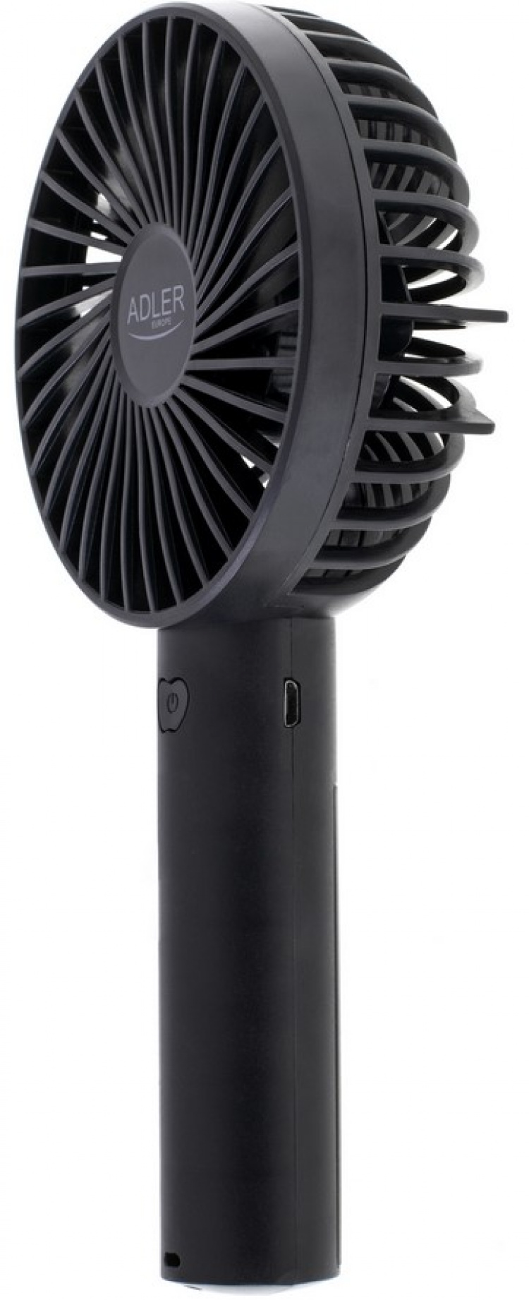 Adler AD 7331 Oppladbar vifte 9 cm, 3 hastigheter, svart