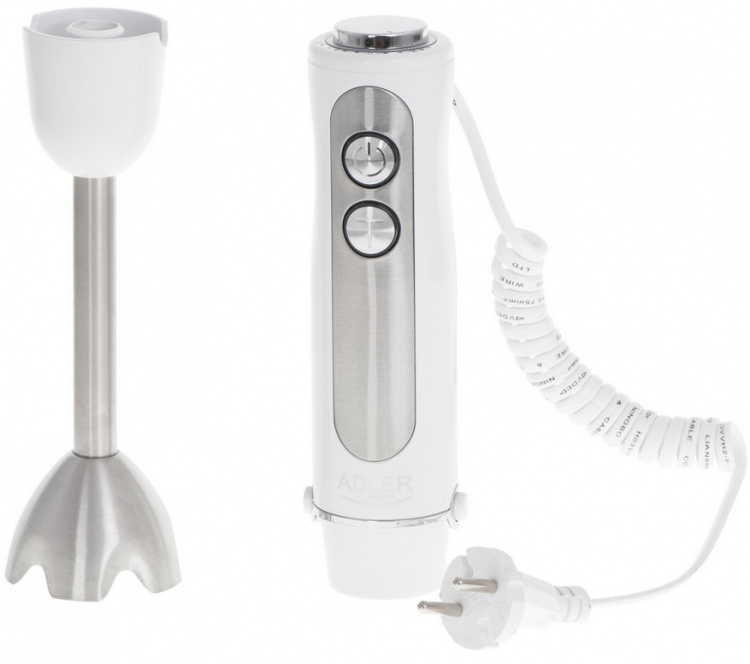 Adler AD 4625 Stavmikser 1500W, Hvit