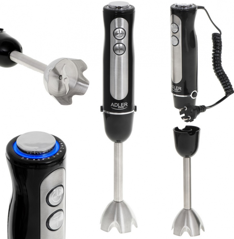 Adler AD 4625 Stavmikser 1500W, Svart Adler AD 4625 Stavmikser 1500W, Svart