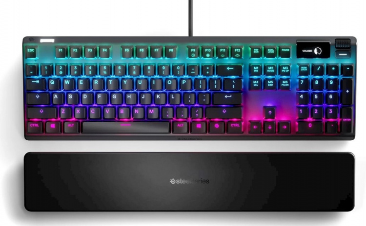 SteelSeries Apex 7 Gaming-tastatur med RGB og OLED-skjerm