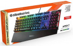 SteelSeries Apex 7 Gaming-tastatur med RGB og OLED-skjerm
