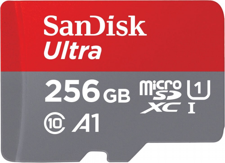 SanDisk Ultra-minnekort microSDXC, 256 GB SanDisk Ultra-minnekort microSDXC, 256 GB