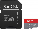 SanDisk Ultra-minnekort microSDXC, 128 GB SanDisk Ultra-minnekort microSDXC, 128 GB