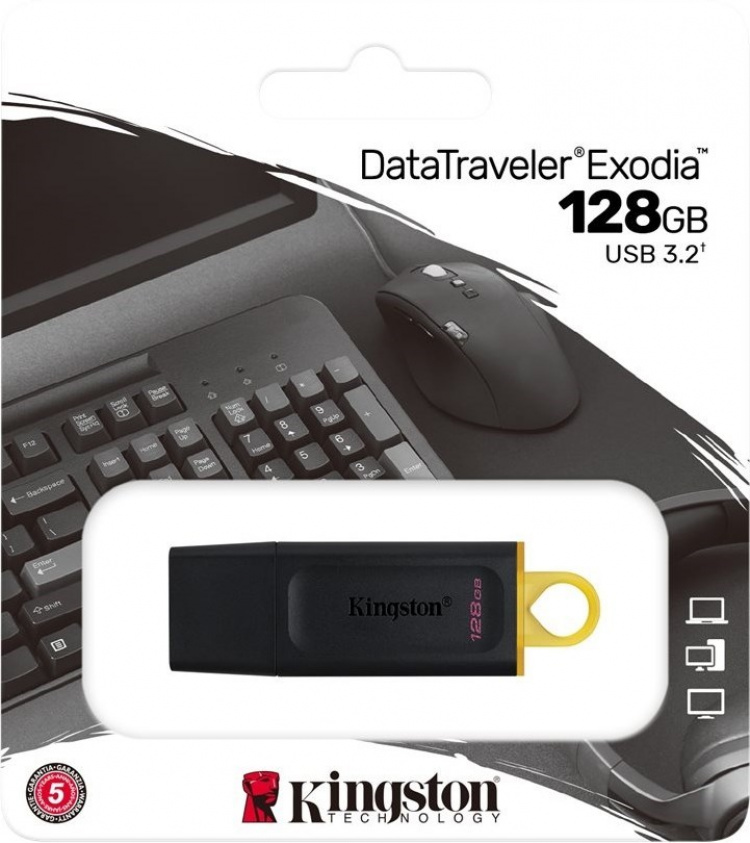 Kingston USB-minne DataTraveler Exodia, 128 GB Kingston USB-minne DataTraveler Exodia, 128 GB