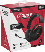 HyperX Cloud II Wireless Svart/Rød