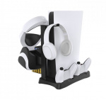 Ladestasjon for Playstation 5, 5-i-1 Ladestasjon for Playstation 5, 5-i-1