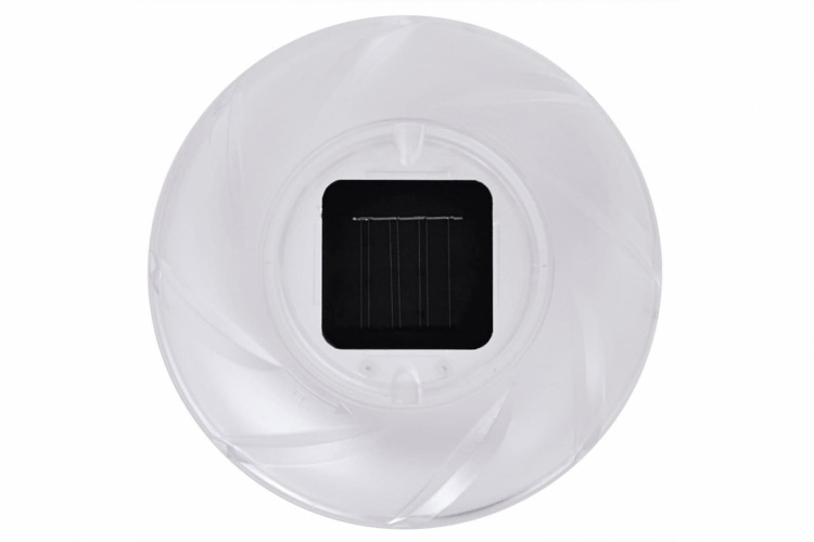 Bestway flytende LED-solcellelampe for svømmebasseng, 7 farger, 18 cm