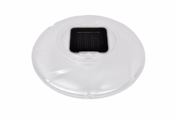 Bestway flytende LED-solcellelampe for svømmebasseng, 7 farger, 18 cm