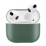 Silikonskall for Airpods 3, mørkegrønn