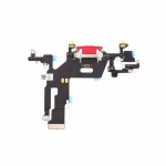 Ladekontakt med flex for iPhone 11, rød