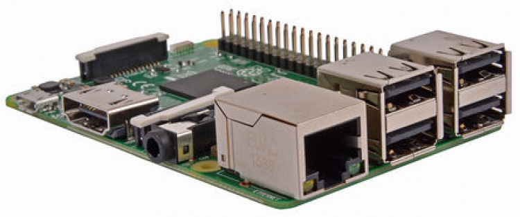 Raspberry Pi Modell 3B, 1 GB  Raspberry Pi Modell 3B, 1 GB