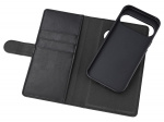 Essentials Google Pixel 9 Pro PU wallet, detachable, 3 cards, black Essentials Google Pixel 9 Pro PU wallet, detachable, 3 cards, black
