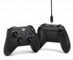 Microsoft Xbox Wireless Controller Gen 9 inkludert kabel for Windows 10, svart Microsoft Xbox Wireless Controller Gen 9 inkludert kabel for Windows 10, svart