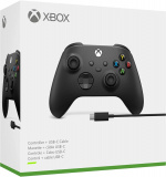 Microsoft Xbox Wireless Controller Gen 9 inkludert kabel for Windows 10, svart Microsoft Xbox Wireless Controller Gen 9 inkludert kabel for Windows 10, svart