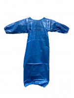 Praktisk langermet smekke, blå Praktisk langermet smekke, blå