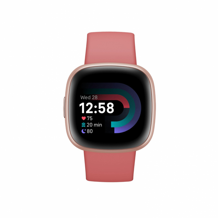 Fitbit Versa 4 rosa/kobber Fitbit Versa 4 rosa/kobber