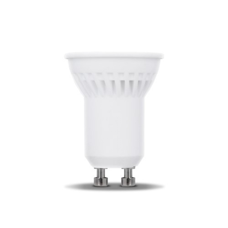 LED-lampe, GU10 MR11, 3W, 230V, 3000K, keramisk, varmhvit LED-lampe, GU10 MR11, 3W, 230V, 3000K, keramisk, varmhvit