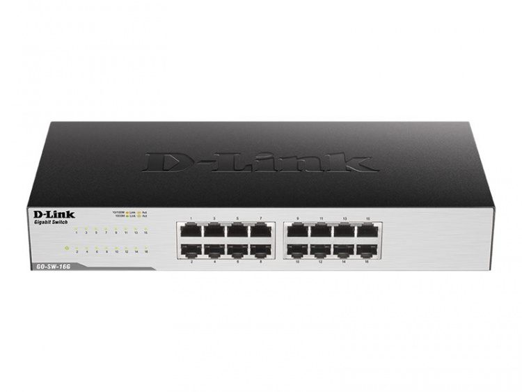 D-Link GO-SW-16G-svitsj 16-port Gigabit