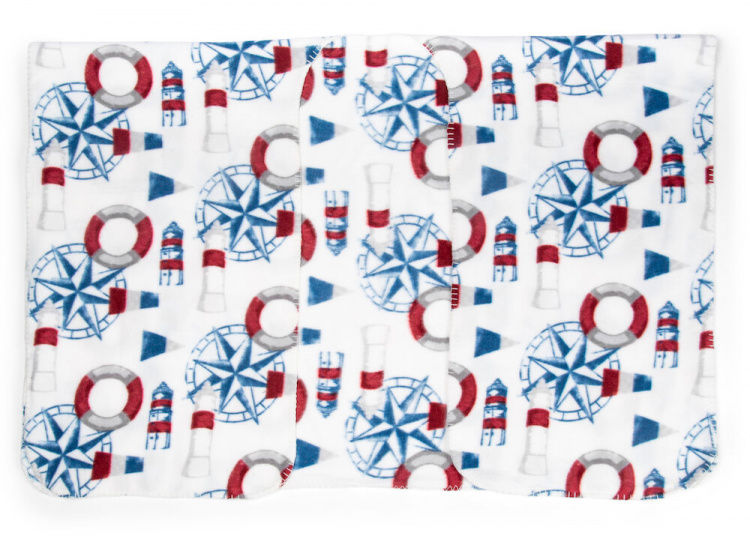 Lord Nelson Victory Fleeceponcho Kuling, Hvit, 120x160 cm