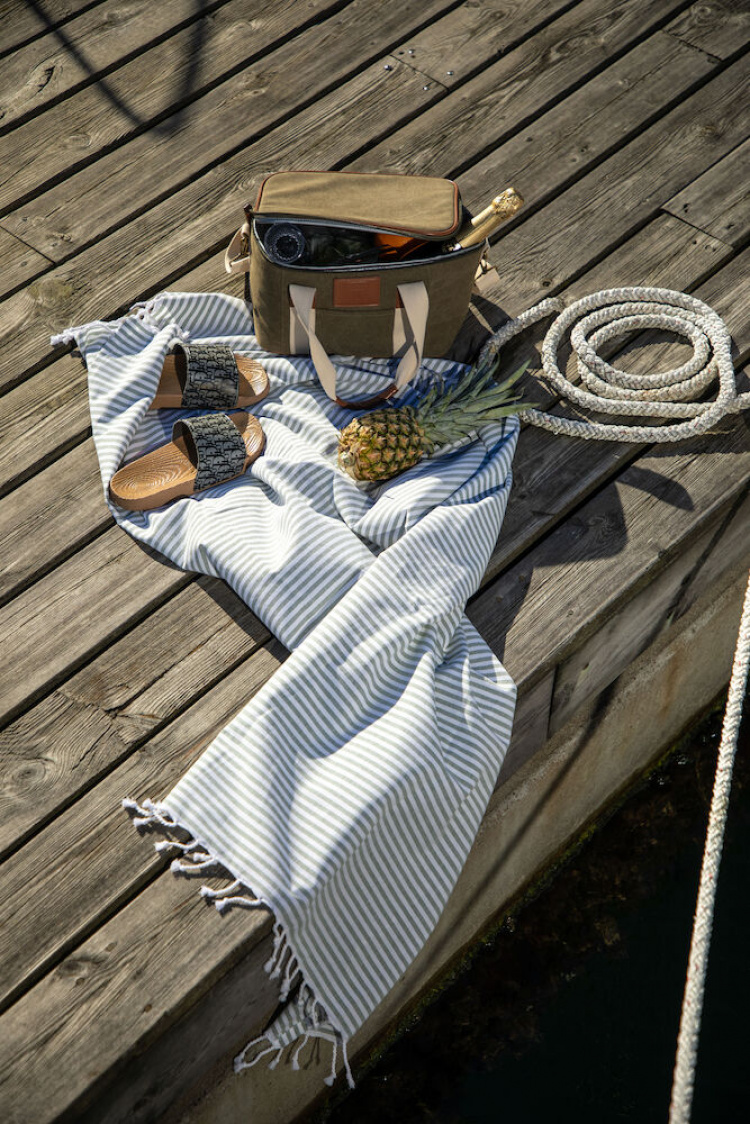 Lord Nelson Victory Torsvik Hamam Badehåndkle, Lysegrå, 100x180 cm