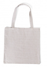 Lord Nelson Victory Medbo stoffveske, Lysegrå, 41x38 cm