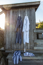 Lord Nelson Victory Hamam badekåpe, hvit, L/XL