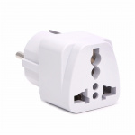 Reiseadapter, Storbritannia til Sverige (EU), Hvit