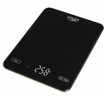 Adler AD 3177b Kjøkkenvekt 10 kg, USB-lading, svart