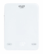 Adler AD 3177w Kjøkkenvekt 10 kg, USB-lading, hvit Adler AD 3177w Kjøkkenvekt 10 kg, USB-lading, hvit