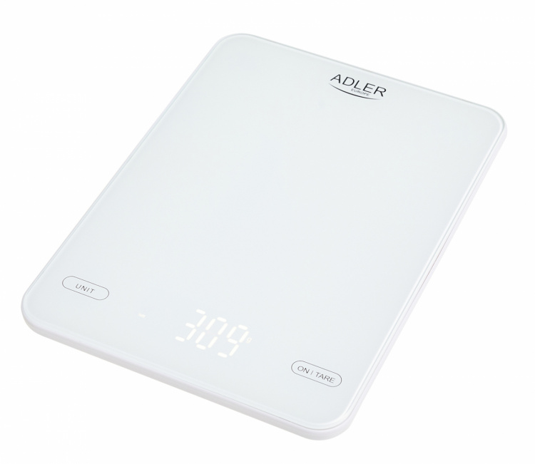 Adler AD 3177w Kjøkkenvekt 10 kg, USB-lading, hvit Adler AD 3177w Kjøkkenvekt 10 kg, USB-lading, hvit