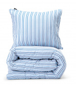 Kosta Linnewäfveri Naverstad sengeteppe, Blå