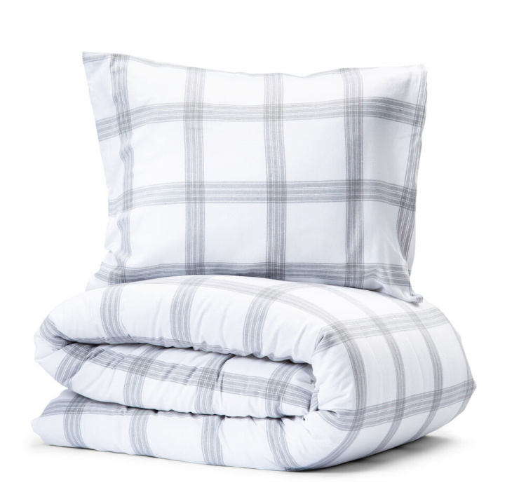 Lord Nelson Ringstad Garnfarget sengesett, Hvit Lord Nelson Ringstad Garnfarget sengesett, Hvit