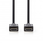 Nedis High Speed HDMI ™ kabel med Ethernet | HDMI ™ -kontakt | HDMI ™ -kontakt | 4K@30Hz | ARC | 10.2 Gbps | 3.00 m | Rund | PVC | Sort | Konvolutt Nedis High Speed HDMI ™ kabel med Ethernet | HDMI ™ -kontakt | HDMI ™ -kontakt | 4K@30Hz | ARC | 10.2 Gbps | 3.00 m | Rund | PVC | Sort | Konvolutt