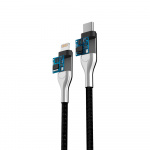 Forever Core - USB-C/Lightning (3A) MFI Svart, 1,5 m Forever Core - USB-C/Lightning (3A) MFI Svart, 1,5 m